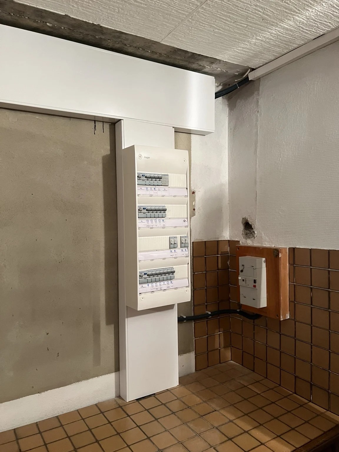 Nouveau tableau électrique après rénovation